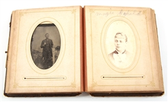 CIVIL WAR ERA CARTE DE VISITE & TINTYPE ALBUM