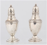 ROGERS WEIGHTED STERLING SILVER SALT AND PEPPER SHAKERS