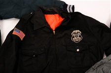 MEN'S LIGHTWEIGHT JACKETS WITH PATCHES - LOT OF 5