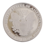 1990 PROOF AMERICAN SILVER EAGLE 1 OZ COIN
