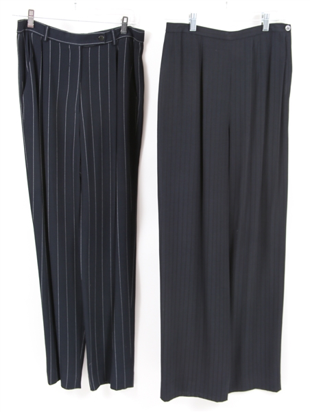 women's navy blue trousers