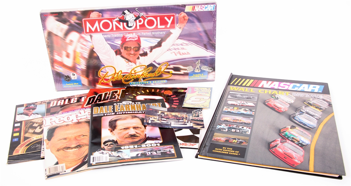 EARNHARDT MONOPOLY GAME & ASSORTED EPHEMERA