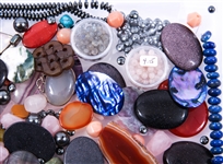 LOOSE SEMI-PRECIOUS STONES AND BEADS 100+