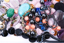 LOOSE SEMI-PRECIOUS STONES AND BEADS 100+