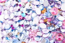 LOOSE RHINESTONES AND EMBELLISHMENTS 100+