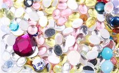LOOSE RHINESTONES AND EMBELLISHMENTS 100+