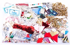 LOOSE RHINESTONES AND EMBELLISHMENTS 100+