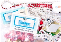 LOOSE RHINESTONES AND EMBELLISHMENTS 100+