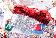 LOOSE RHINESTONES AND EMBELLISHMENTS 100+
