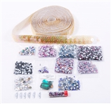 LOOSE RHINESTONES & SEQUIN RIBBON