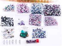 LOOSE RHINESTONES & SEQUIN RIBBON
