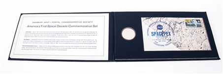1971 DANBURY MINT AMERICA'S 1ST SPACE DECADE COMMEM SET