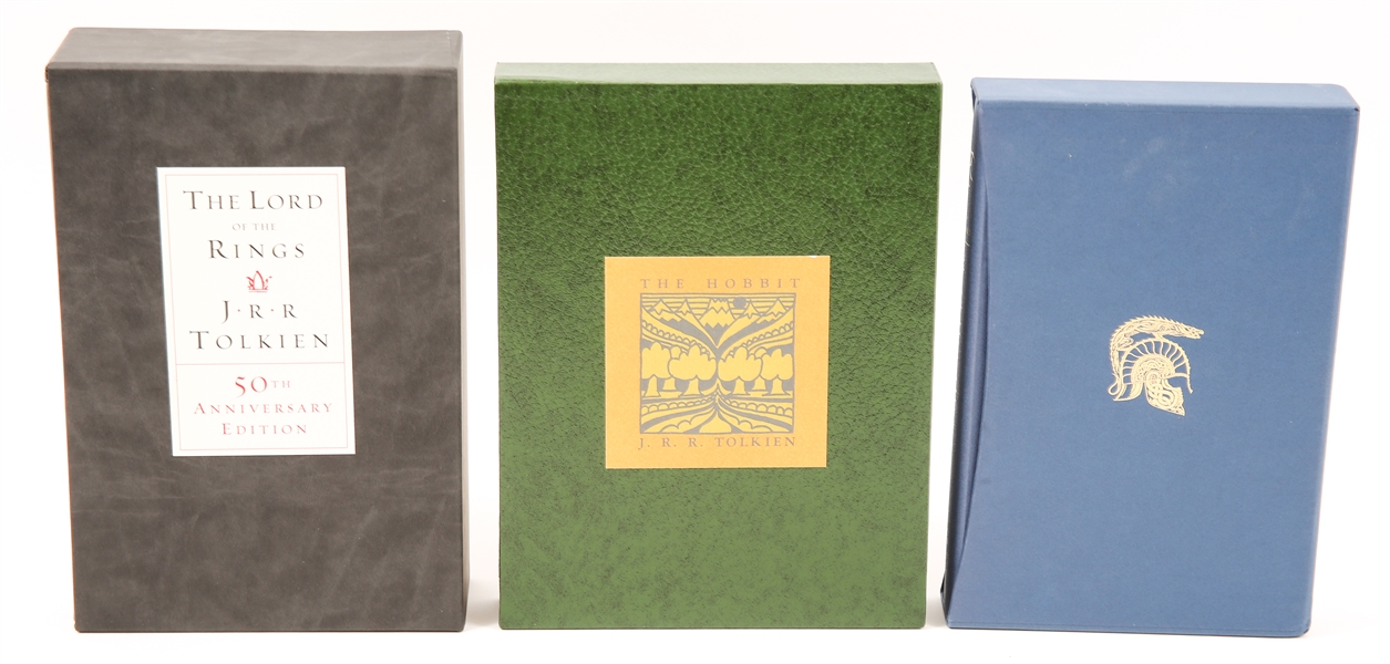 JRR TOLKEIN HOUGHTON MIFFLIN CO. SPECIAL EDITION VOLUMES - LOT OF 3