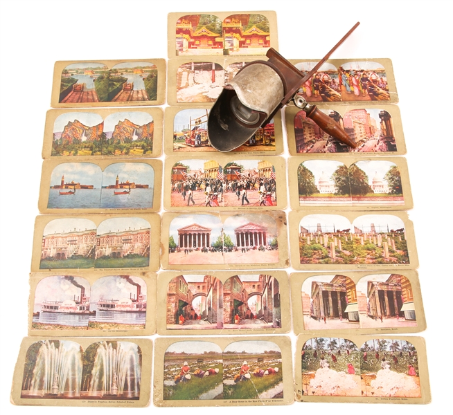 UNDERWOOD & UNDERWOOD STEREOSCOPE & STEREOGRAPHS