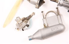 MODEL AIRPLANE ENYA, OS ENGINES & MORE - LOT OF 5