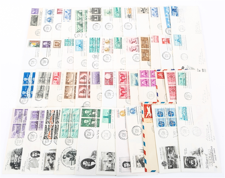 FIRST DAY ISSUE STAMP ENVELOPES - LOT OF 50