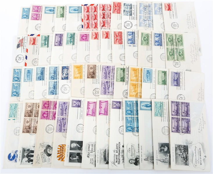 FIRST DAY ISSUE STAMP ENVELOPES - LOT OF 50