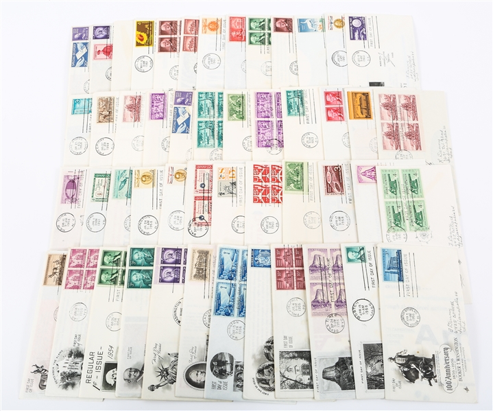 FIRST DAY ISSUE STAMP ENVELOPES - LOT OF 50