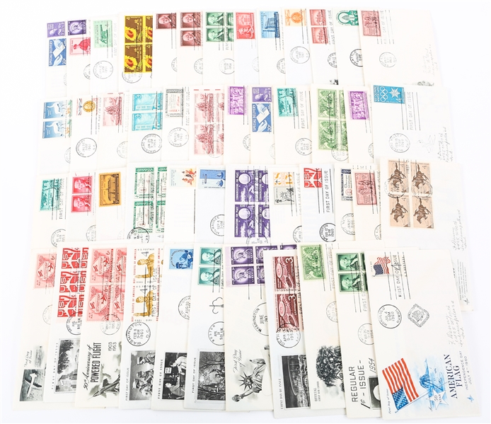 FIRST DAY ISSUE STAMP ENVELOPES - LOT OF 50