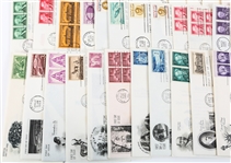 FIRST DAY ISSUE STAMP ENVELOPES - LOT OF 50