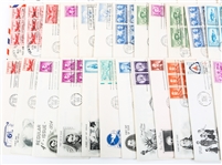 FIRST DAY ISSUE STAMP ENVELOPES - LOT OF 50