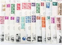 FIRST DAY ISSUE STAMP ENVELOPES - LOT OF 50