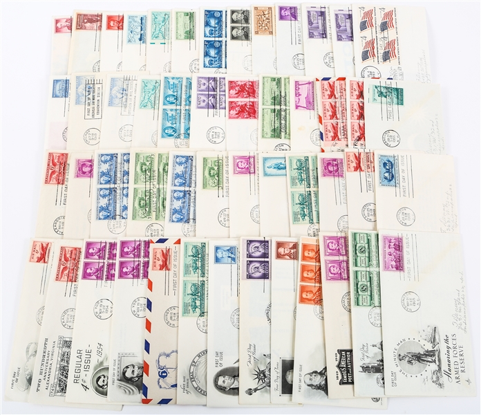 FIRST DAY ISSUE STAMP ENVELOPES - LOT OF 50