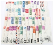 FIRST DAY ISSUE STAMP ENVELOPES - LOT OF 50