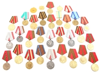 SOVIET USSR CCCP MEDALS ORDERS - LOT OF 31