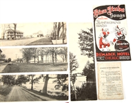 19TH & 20TH C. EPHEMERA, ADDRESS BOOK & SONG BOOKS