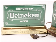 HEINEKEN BEER BAR LIGHTS - LOT OF 2 