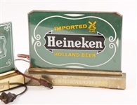 HEINEKEN BEER BAR LIGHTS - LOT OF 2 