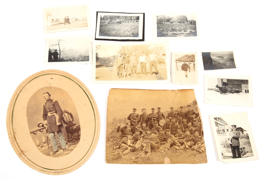 19TH & 20TH C. SOLDIER & WARTIME PHOTOS - LOT OF 11