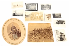 19TH & 20TH C. SOLDIER & WARTIME PHOTOS - LOT OF 11