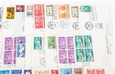 FIRST DAY ISSUE STAMP ENVELOPES - LOT OF 50