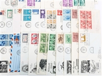 FIRST DAY ISSUE STAMP ENVELOPES - LOT OF 50