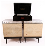 NATIONAL HP-25 STEREOPLAYER & RA-25 SPEAKERS 