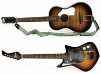 TELESTAR ACOUSTIC GUITAR & PRESTIGE ELECTRIC GUITAR