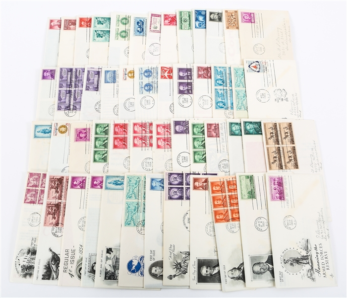 FIRST DAY ISSUE STAMP ENVELOPES - LOT OF 50