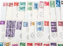 FIRST DAY ISSUE STAMP ENVELOPES - LOT OF 50