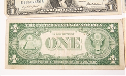 SERIES 1935 & 1957 US $1 SILVER CERTIFICATES - LOT OF 23