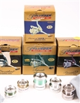 PFLUEGER FISHING REELS AND EXTRA SPOOLS - LOT OF 11