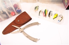 FISHING LURES AND TACKLE - LOT OF 14 BOXES