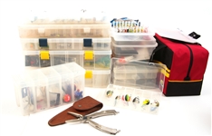 FISHING LURES AND TACKLE - LOT OF 14 BOXES