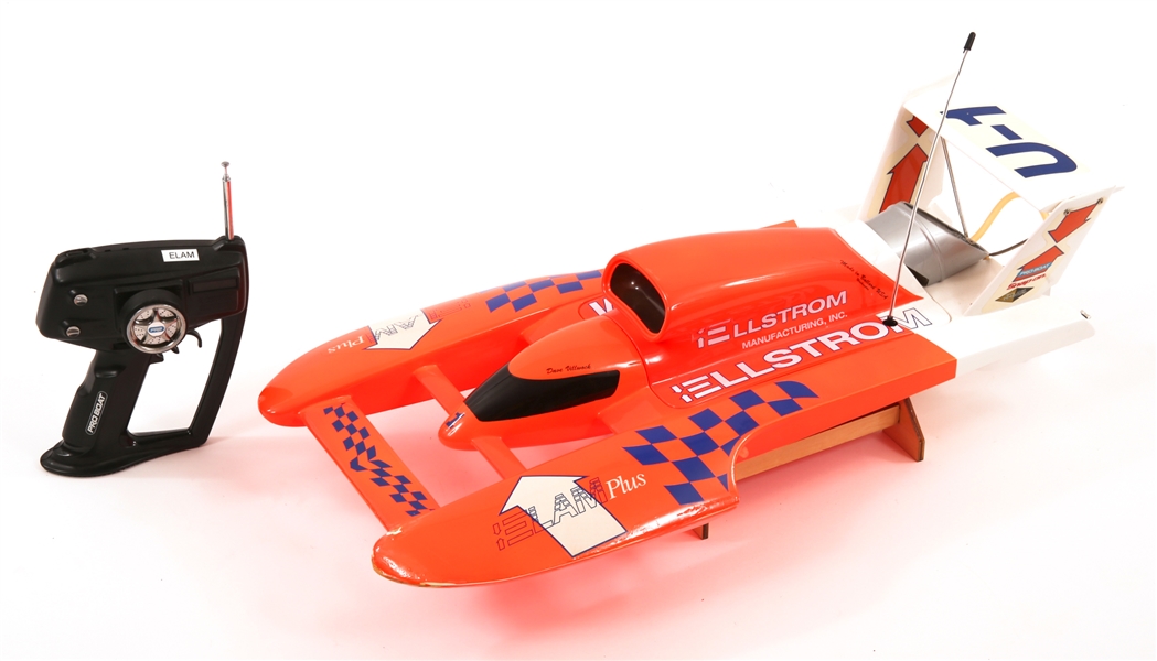 ELLSTROM ELAM PLUS RC HYDROPLANE BOAT