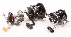 LOT OF 3 SALTWATER FISHING REELS - PENN AND DAIWA