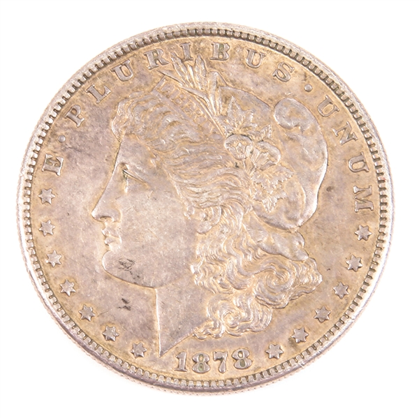 1878 U.S. MORGAN SILVER $1 COIN