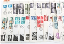 FIRST DAY ISSUE STAMP ENVELOPES - LOT OF 50