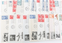 FIRST DAY ISSUE STAMP ENVELOPES - LOT OF 50