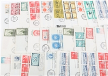 FIRST DAY ISSUE STAMP ENVELOPES - LOT OF 50